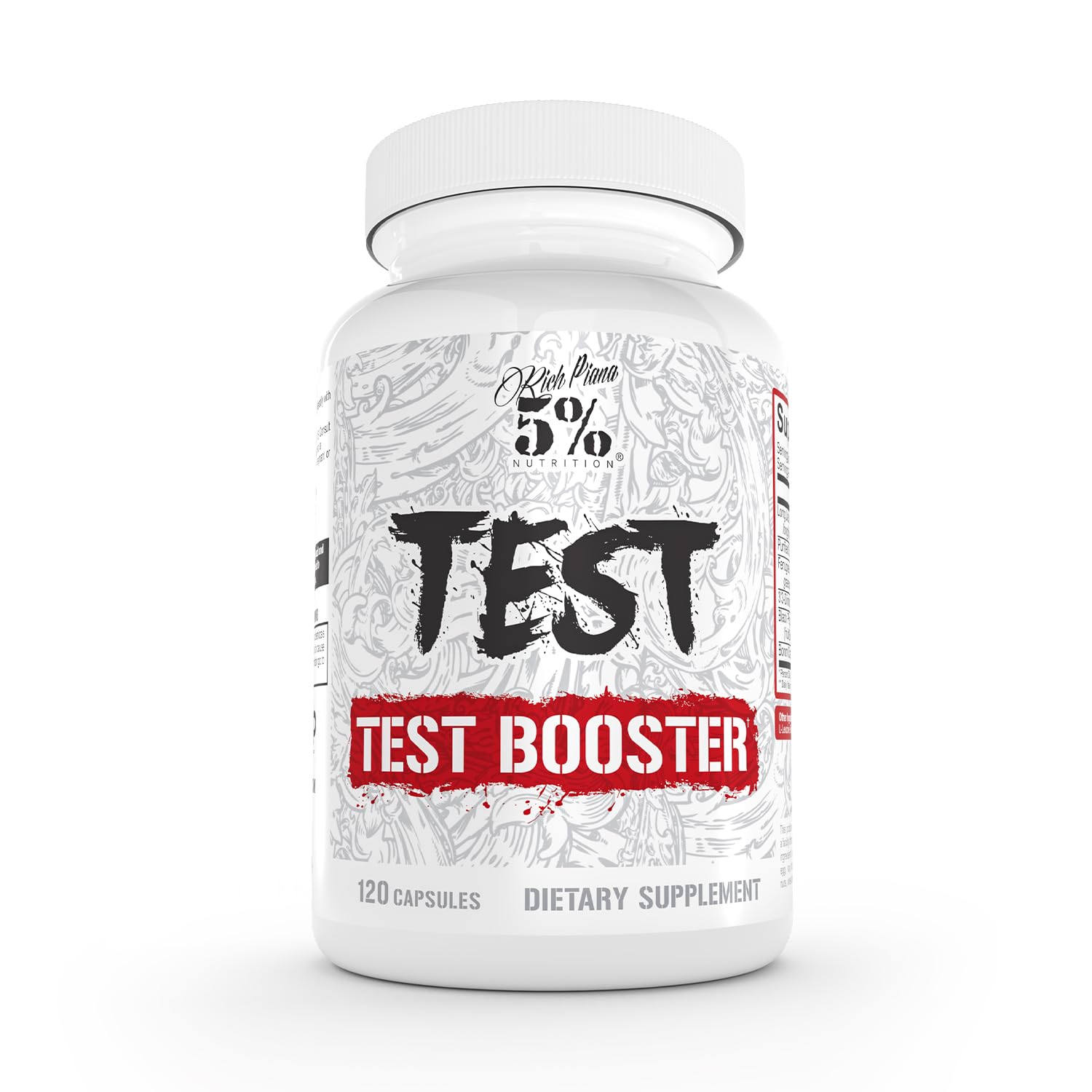5% Nutrition Test - Natural Testosterone Booster for Men