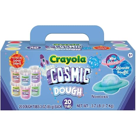 Dough - Cosmic Play Dough: Shimmer, Sparkle, No Glitter Mess Fun