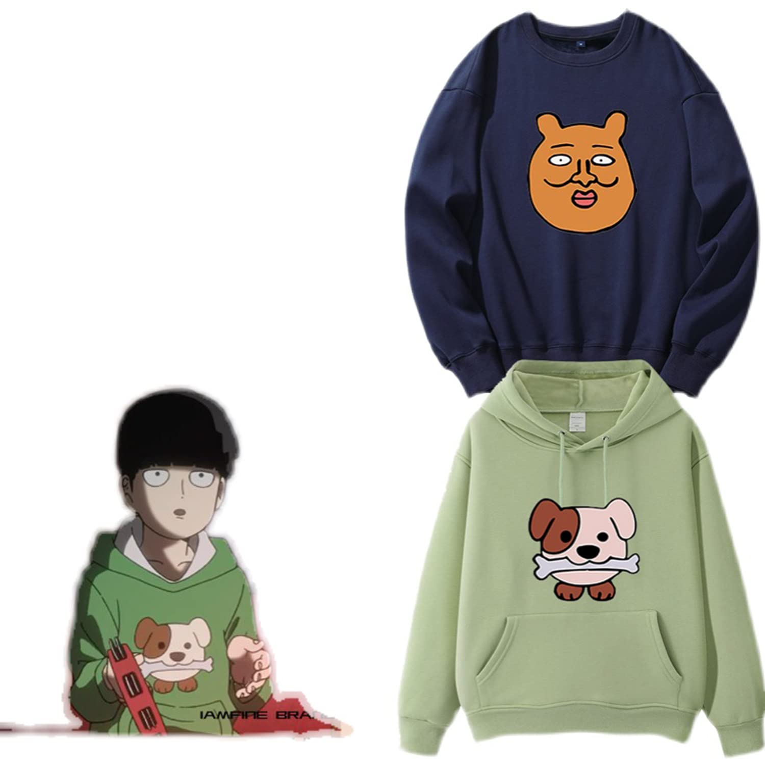 Amazon | NABEN モブサイコ100 パーカー 長袖 モブ 影山 茂夫 霊幻