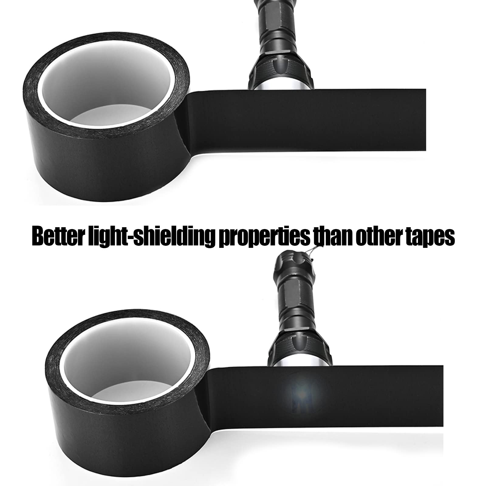 KAIHENG 5CM*5M Licht Blokkeren Tape, Dimmen Stickers Zelfklevende Tape, 100% Lichtblokkering, Voor Elektronica, Venster, Deur, Toestellen Indicator