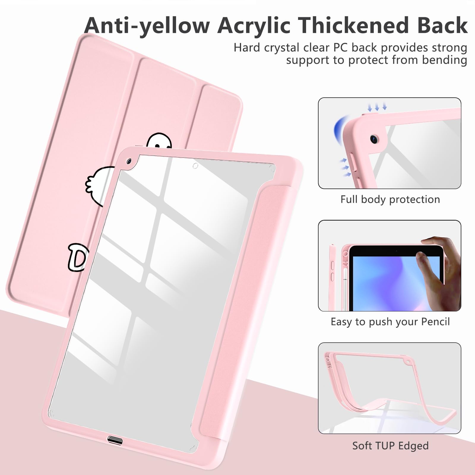 Amazon.com: Cute Kawaii Duck for iPad mini 6 Case with Pencil