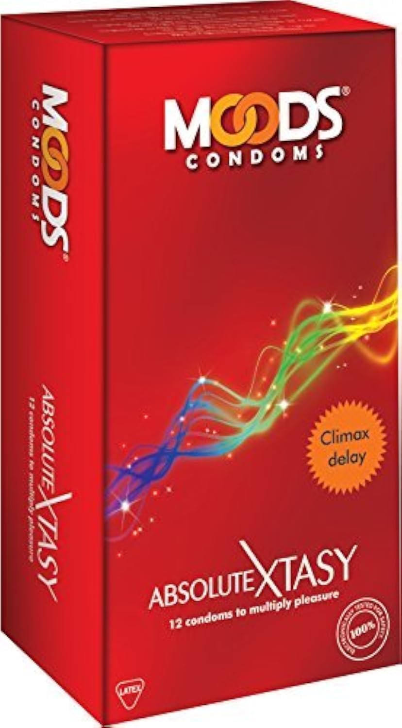 Moods Absolute Xtasy Condoms, 12 Pieces, Medium