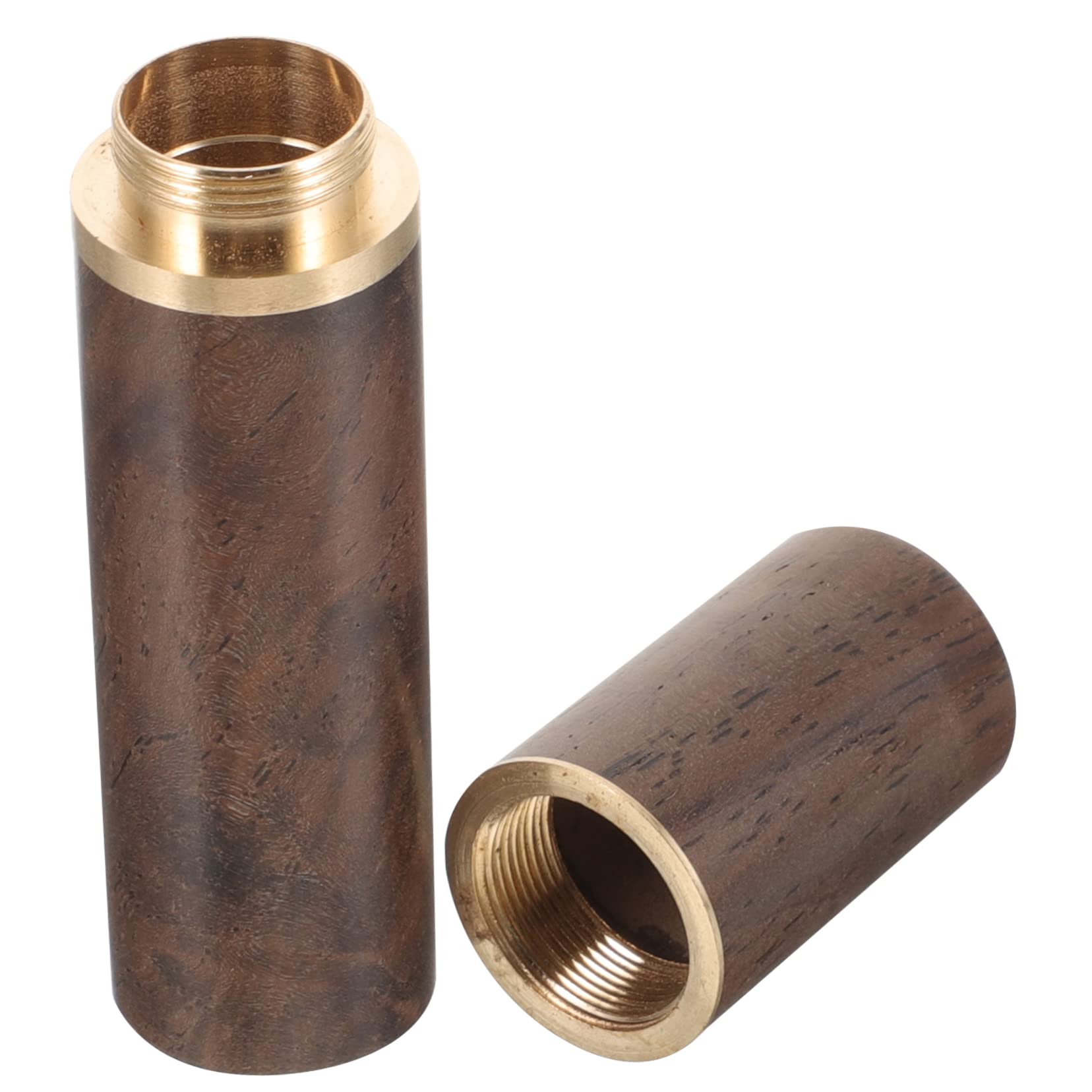 Homoyoyo Household Needle Case Fashionable Wooden Toothpick Holder Multi-Function Needle Holder Tube