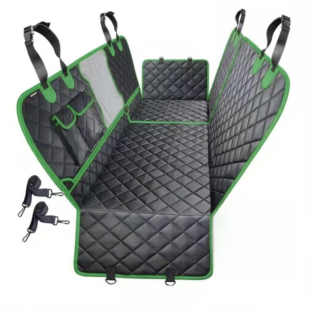 Woniyal Extra Stable Dog Car Seat for BMW 1er F40 118i 118d M Sport 2018-2023 2024, Non-slip & Scratch Proof Car Back Seat Cover for Dogs, Waterproof and Robust Design,Green