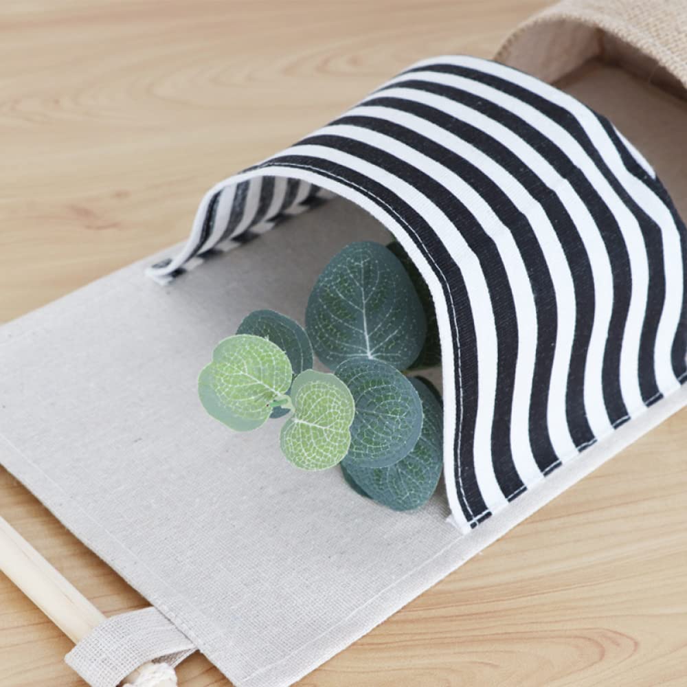 YXSH Lot De 3 Pochettes Murales À Suspendre, Sac Organisateur De Rangement Et Ensemble De Pochettes De Rangement pour Magazines sur La Porte, Panier en Tissu Poche À Montage Suspendu Étagères