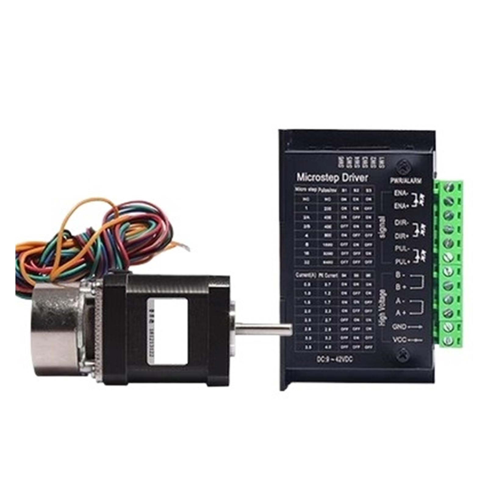 2RD58I8PM Stepper Motor Driver 0.55N Nema17 42BYGH 1.8A 52N.CM with Holding Brake 24V Power-Off self-Locking