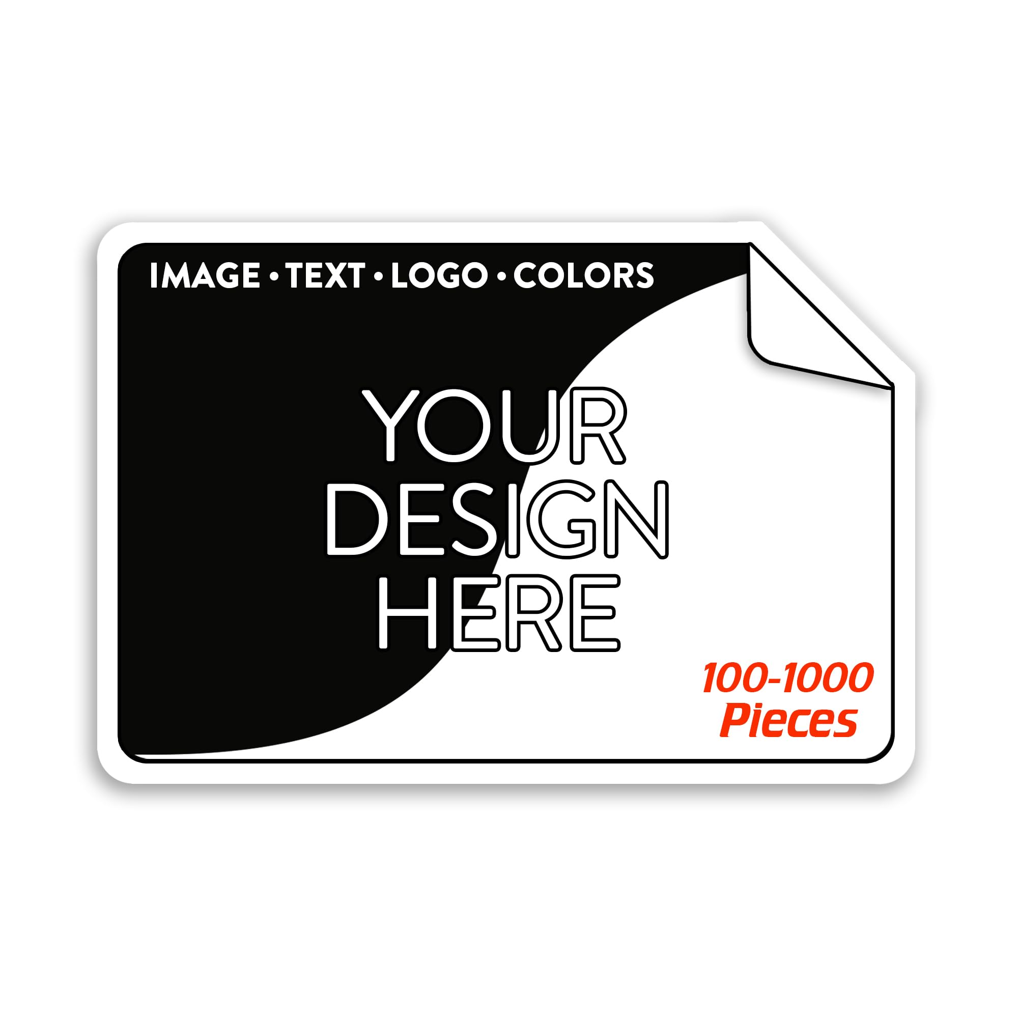 Custom Vinyl Stickers - Upload Your own Image, Text, Design, Logo - Personalized Logo Labels for Handmade, Packaging, Bottle, Jars, Candle, Brand