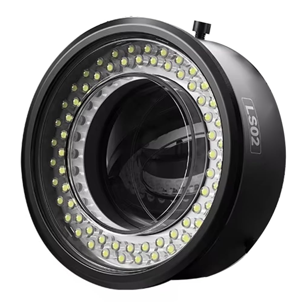 Light 64 LED Doppelpolarisierte Mikroskop -Lampe Anti -Blendung Ultra -No -Reflexionen für die Meisten Mikroskope