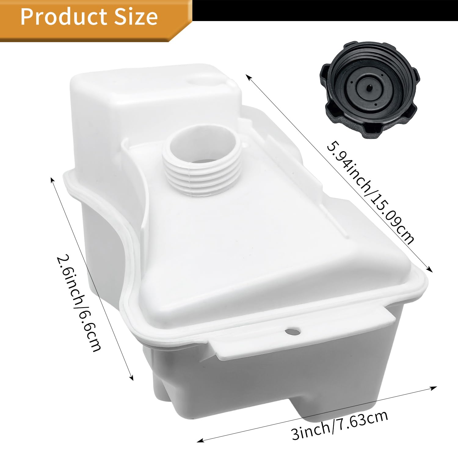 1 depósito de combustible para tractor de césped Husqvarna Craftsman poulan 581289901