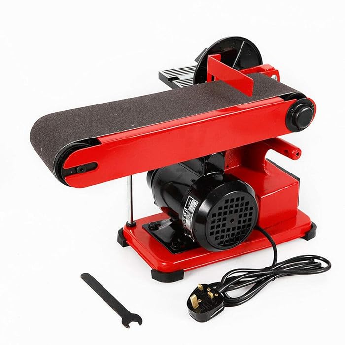 Buy 375W 220V Electric Adjustable Desktop Sanding Bench Belt and Disc