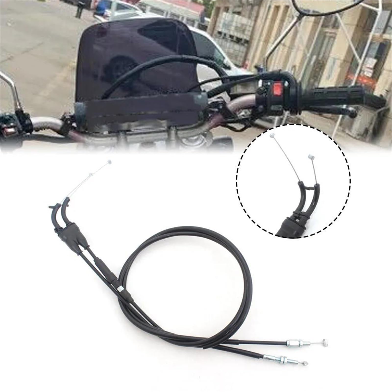 Cable De Acelerador Motocicleta con Control Manual 95 Cm Alambre Acero para Yamaha XT250 XT 250 1984