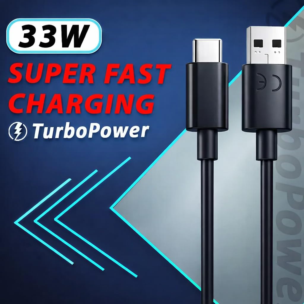 JAARO 33W Turbo Charging USB-C Cable - Motorola & USB-C -3 JAARO 33W Turbo Charging USB-C Cable - Motorola & USB-C -3