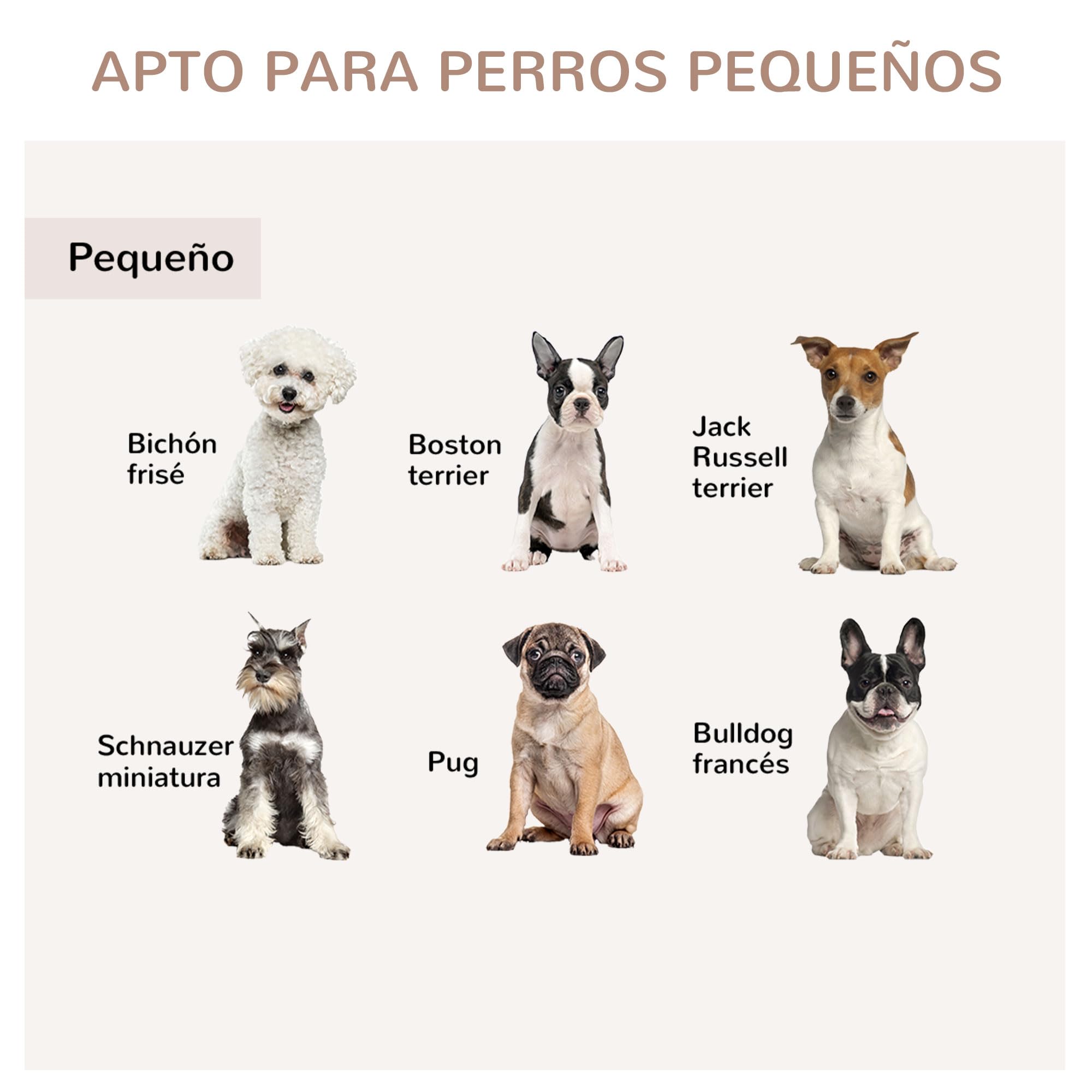 PawHut Jaula para Perros, Mesa Auxiliar, Casa para Mascotas Moderna con 3 Puertas Francés con Cierre Magnético, para Perros Pequeños, 78x53x59,3 cm, Blanco