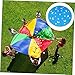 Abaodam 1Pc Parachute Random Style Outdoor Activity for Early Education Gym Play Birthday Parties and Indoor Fun with Handles for Group Play