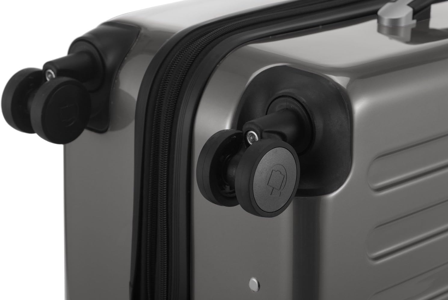 HAUPTSTADTKOFFER - Alex - Luggage Suitcase Hardside Spinner Trolley 4 Wheel Expandable, 65cm, titan