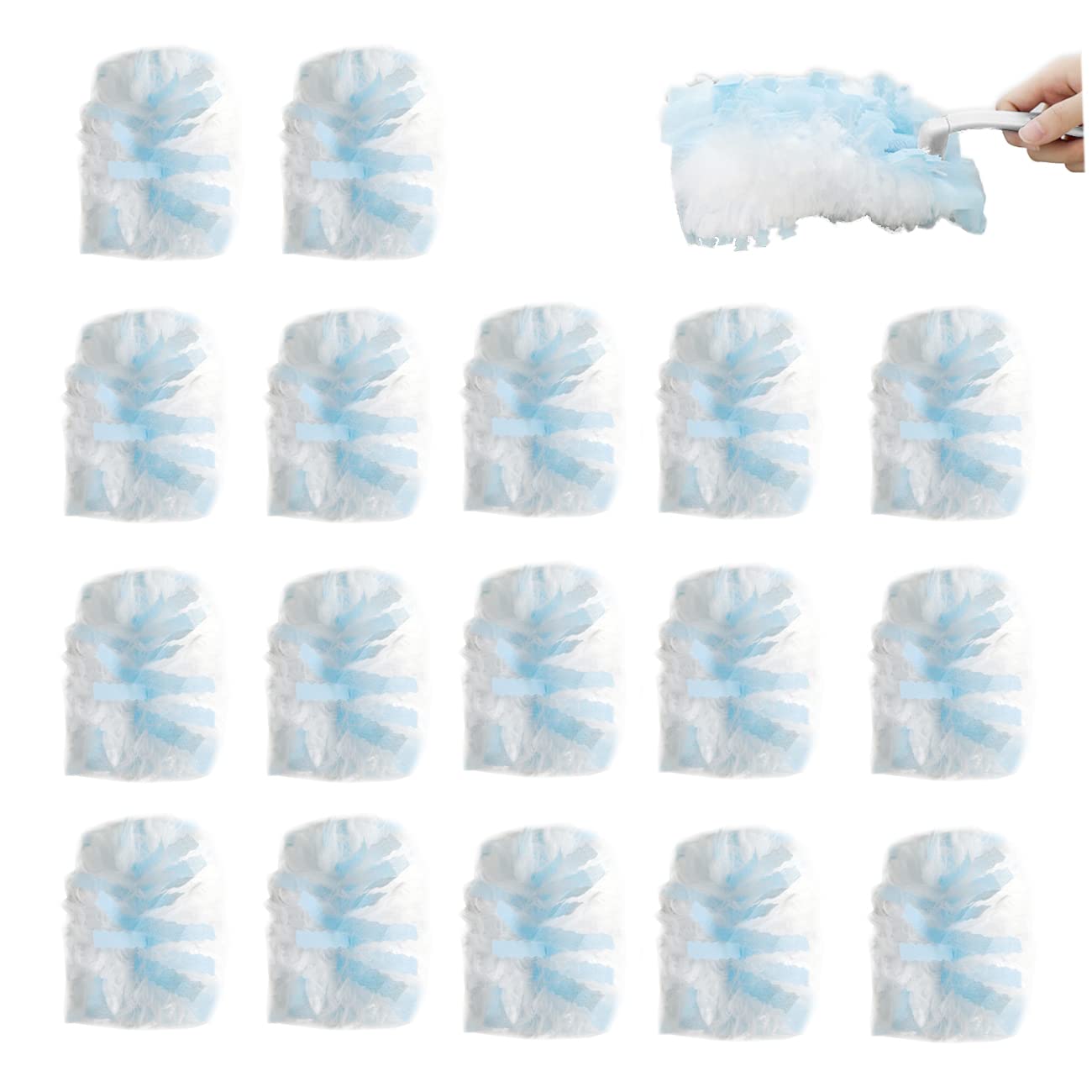 Recharges jetables pour plumeaux Robustes, conçues pour s'adapter aux Swiffer Dusters, 30 plumeaux Non parfumés