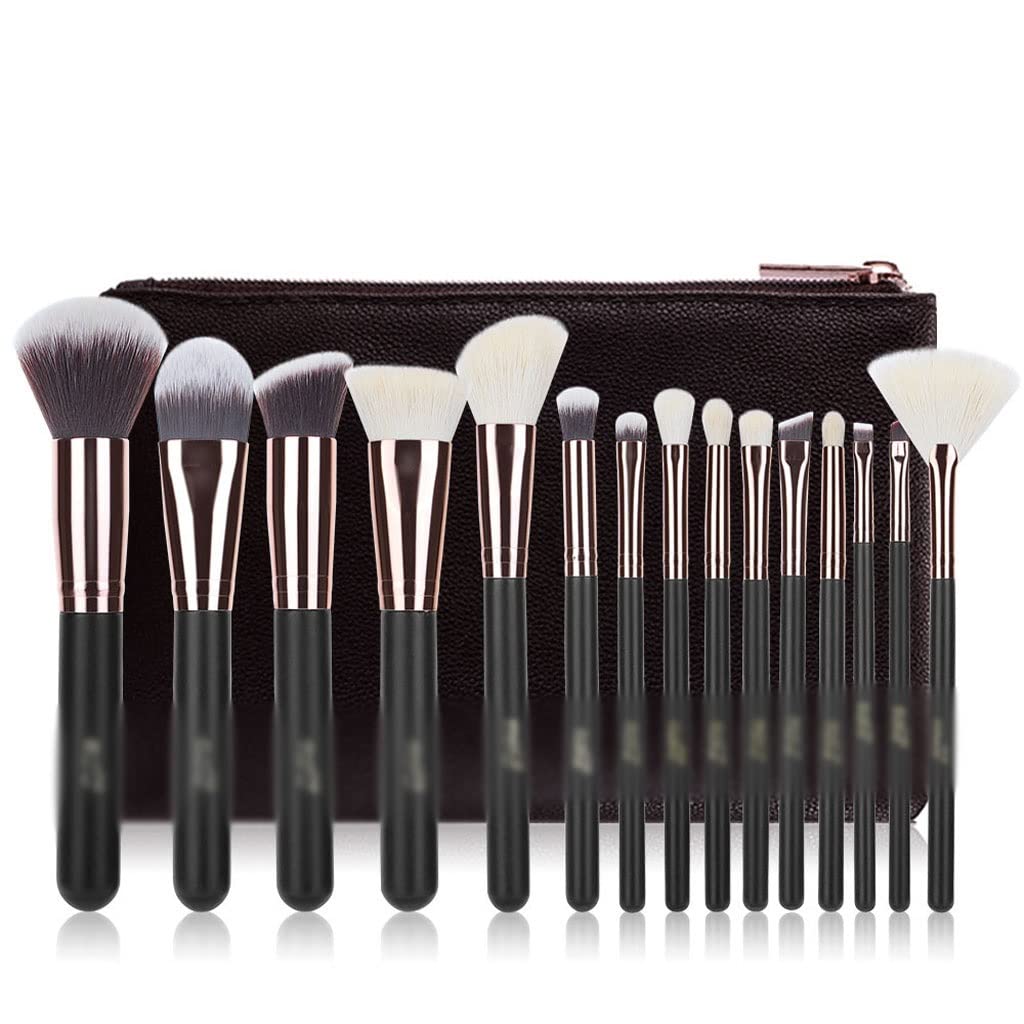 Ensemble de 15 pinceaux de Maquillage Ensemble Complet Professionnel d'outils de Maquillage et de beauté Outils de beauté