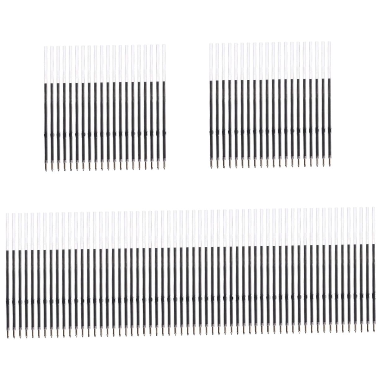 5 Set Premere La Ricarica Della Penna A Sfera Gel Per Penne Nere Ricariche Penna A Punta Fine Evidenziatori Penne Gel Evidenziatore Marcatori Penne A Sfera Marcatore 100 Pezzi * 5