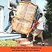 Forearm Forklift 2-Person Lifting and Moving Straps - Lift, Move and Carry Furniture, Appliances, Mattresses or Any Item up to 800 lbs. Safely and Easily Like a Pro, Firehouse Red Special Edition