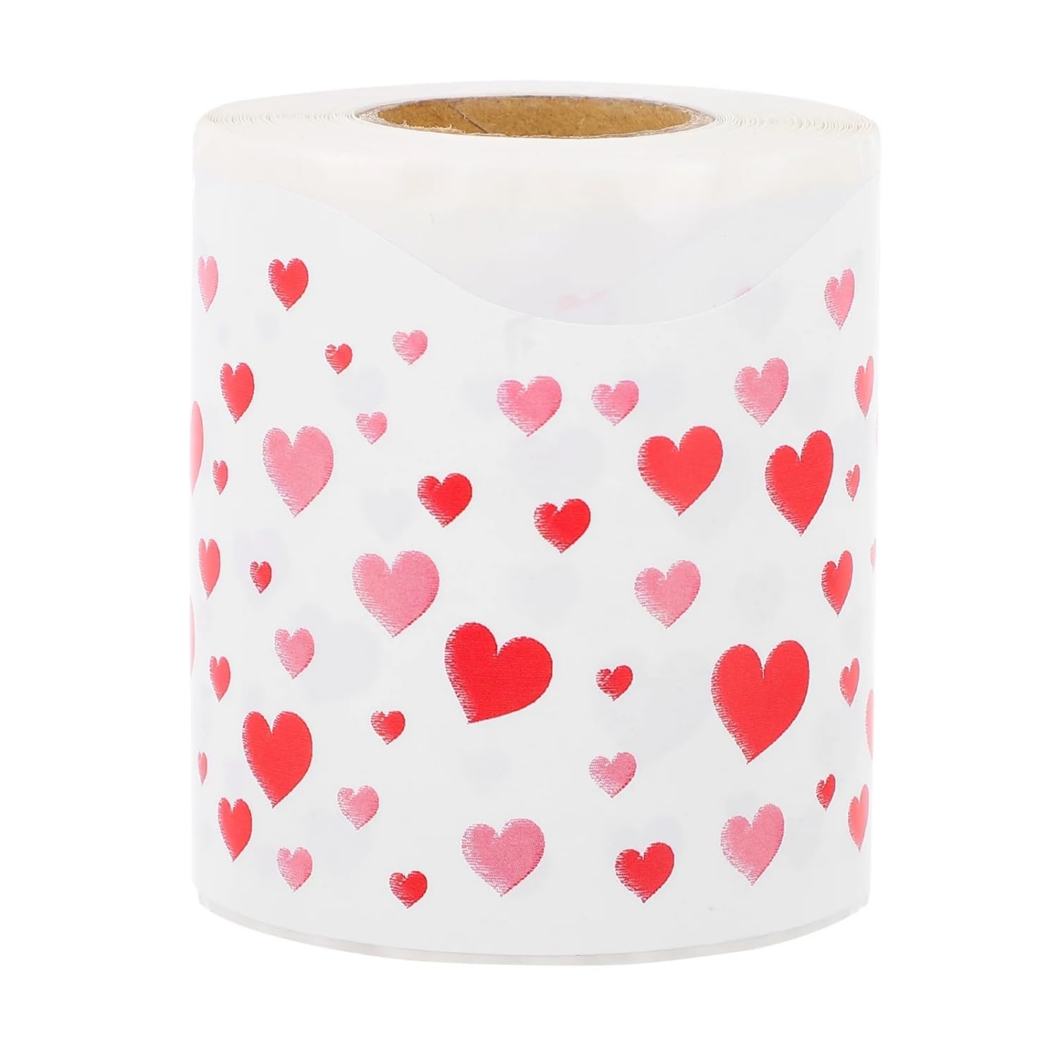 Heart Bulletin Board Borders Scalloped Classroom Borders, Heart Bulletin Board Decorations Heart Rolled Border Trim for Classroom Valentine Party Decor (Heart)