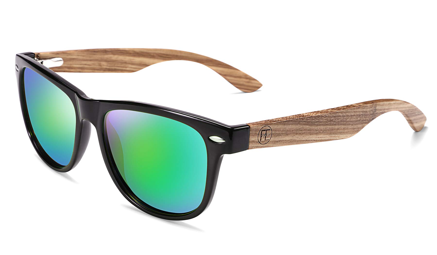 Polarized Wood Sunglasses Women Men Hd Uv400 Driving Fishing  display picture 2