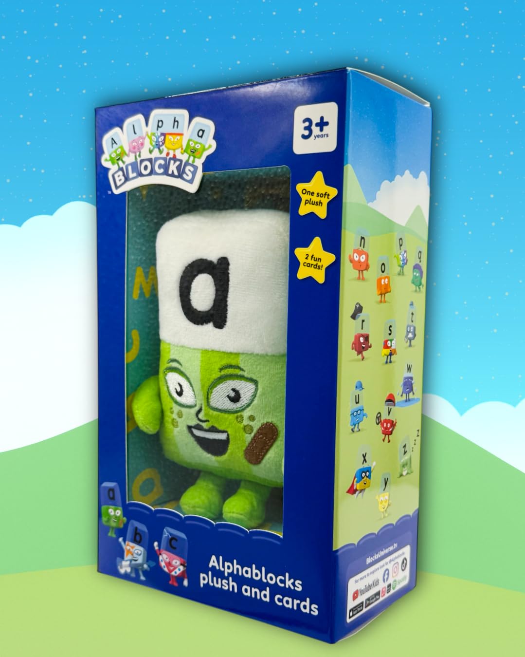 Antertoys Alphablocks Plush & Cards (Alphablocks A)