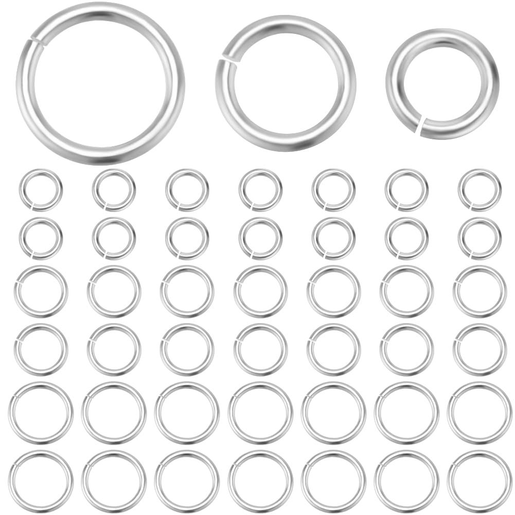 Samulee 710 Stuks Sieraden Maken Benodigdheden Kit, Accessoireset voor Het Maken van Oorbellen, Met Sieraden Tang, Sieraad Bevindingen, Kralen Koord voor Sieraad Reparatie