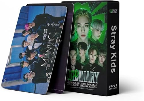 Gimuemi 55pcs STRAY KIDS Photocards STRAY KIDS SKZ ODDNARY Nuevo Álbum KPOP LOMO Tarjetas de fotos STRAY KIDS Tarjetas postales Merch