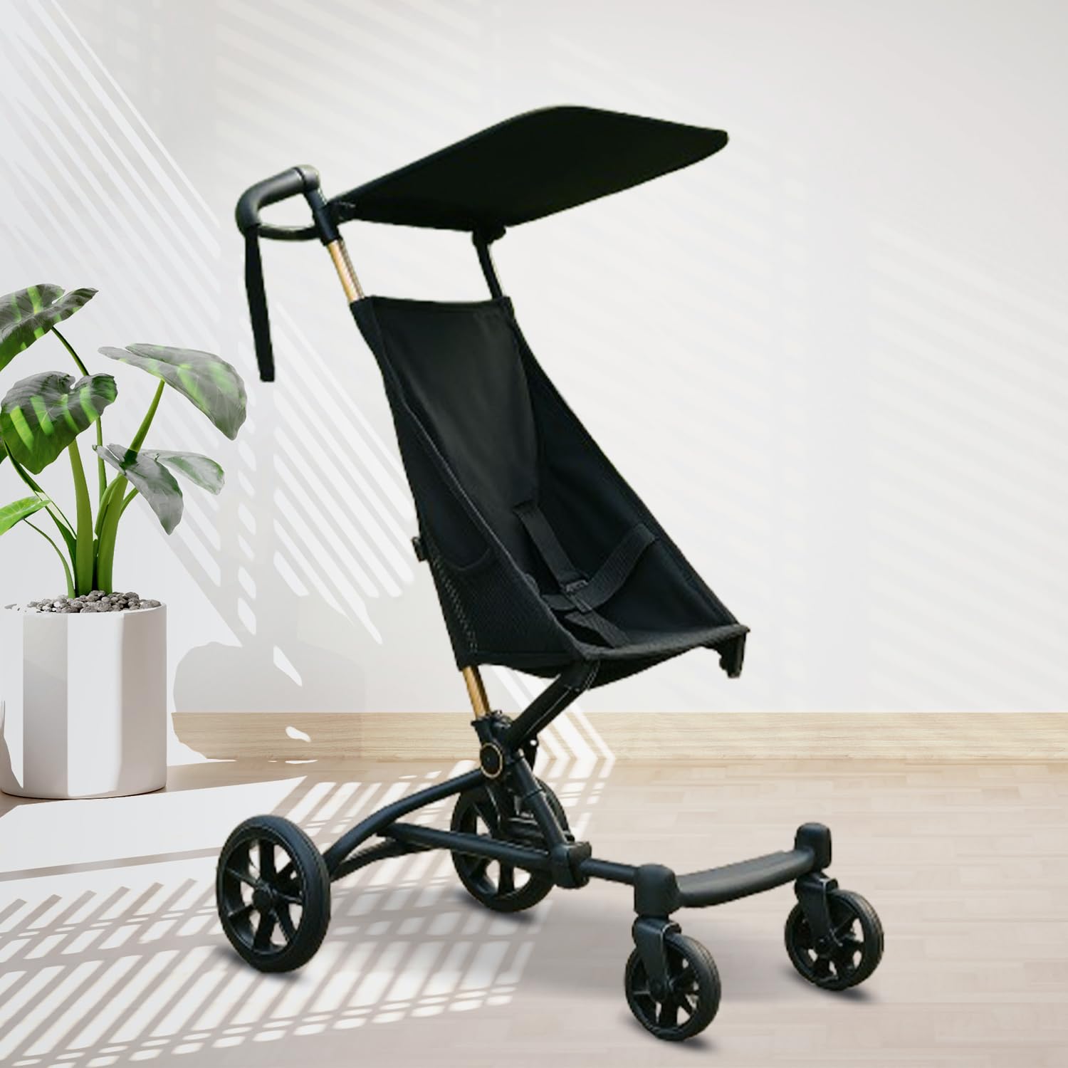 Angels and MICE Travel Cruiser Baby Stroller for 2-7 Years |Safety Harness|Lightweight Travel Stroller with Wide Seat, Big...