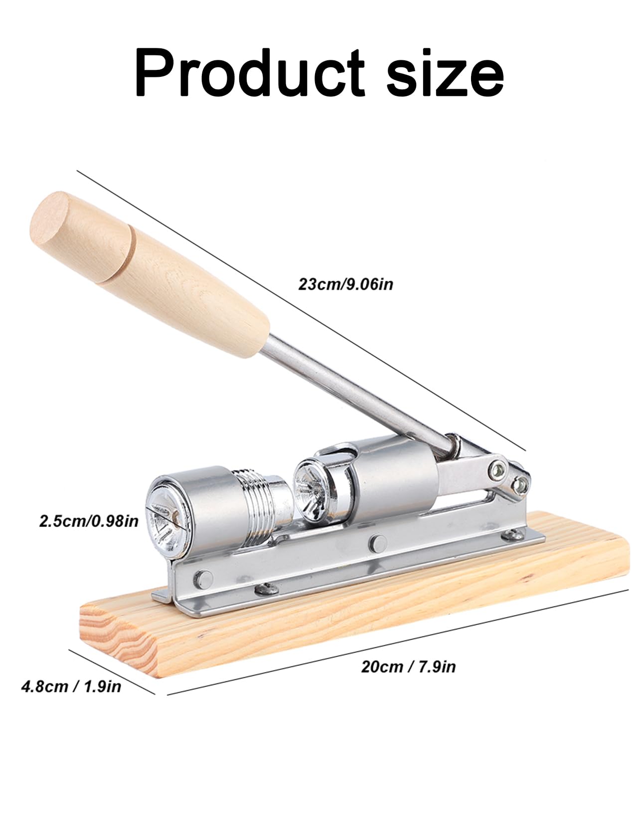 Nut Cracker Tool Heavy Duty, Stainless Steel Macadamia Nut Cracker Tool for Almonds Hazelnuts Brazil Nuts Adjustable Professional Nut Opener