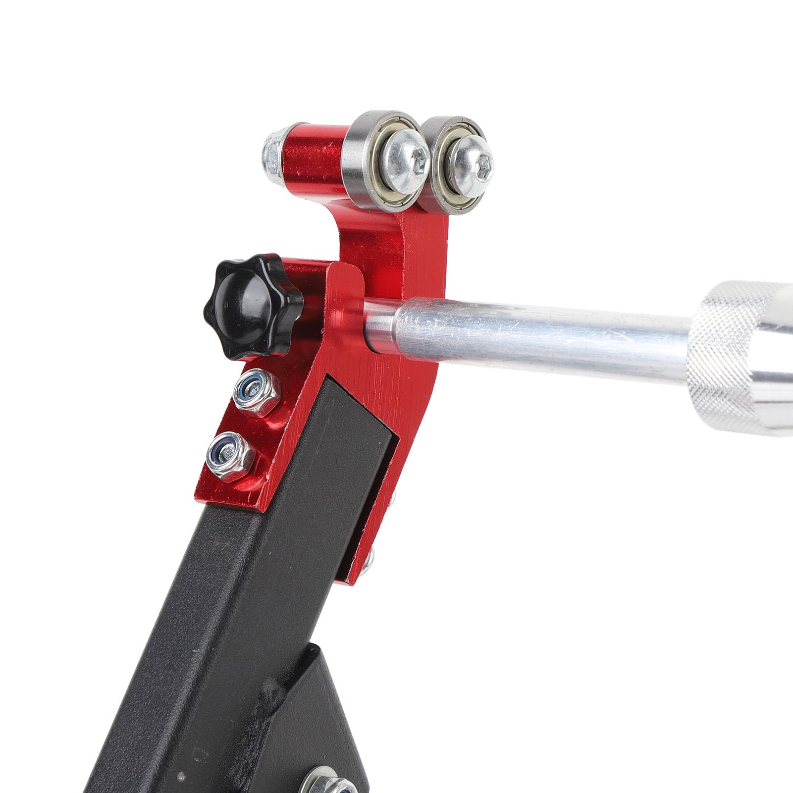 Jiawu Soporte para Equilibrador de Ruedas de Motocicleta, Soporte Plegable Portátil para Alineación de Neumáticos con Conos de Centrado Ajustables, Equilibrador de Llantas Resistente para Moto