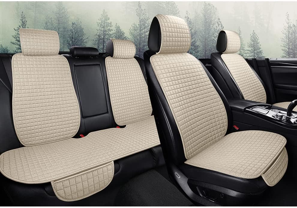 Nissan X-Trail Sitzbezüge Set 9-teilig - Beige Stoffbezüge Für 2007-2024 Modelle
