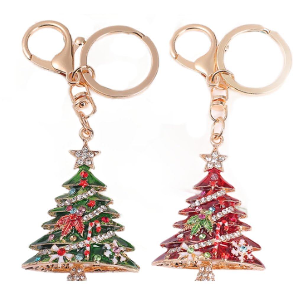 Amazon.co.jp: クリスマスツリーキーホルダー クリスマス ツリー型