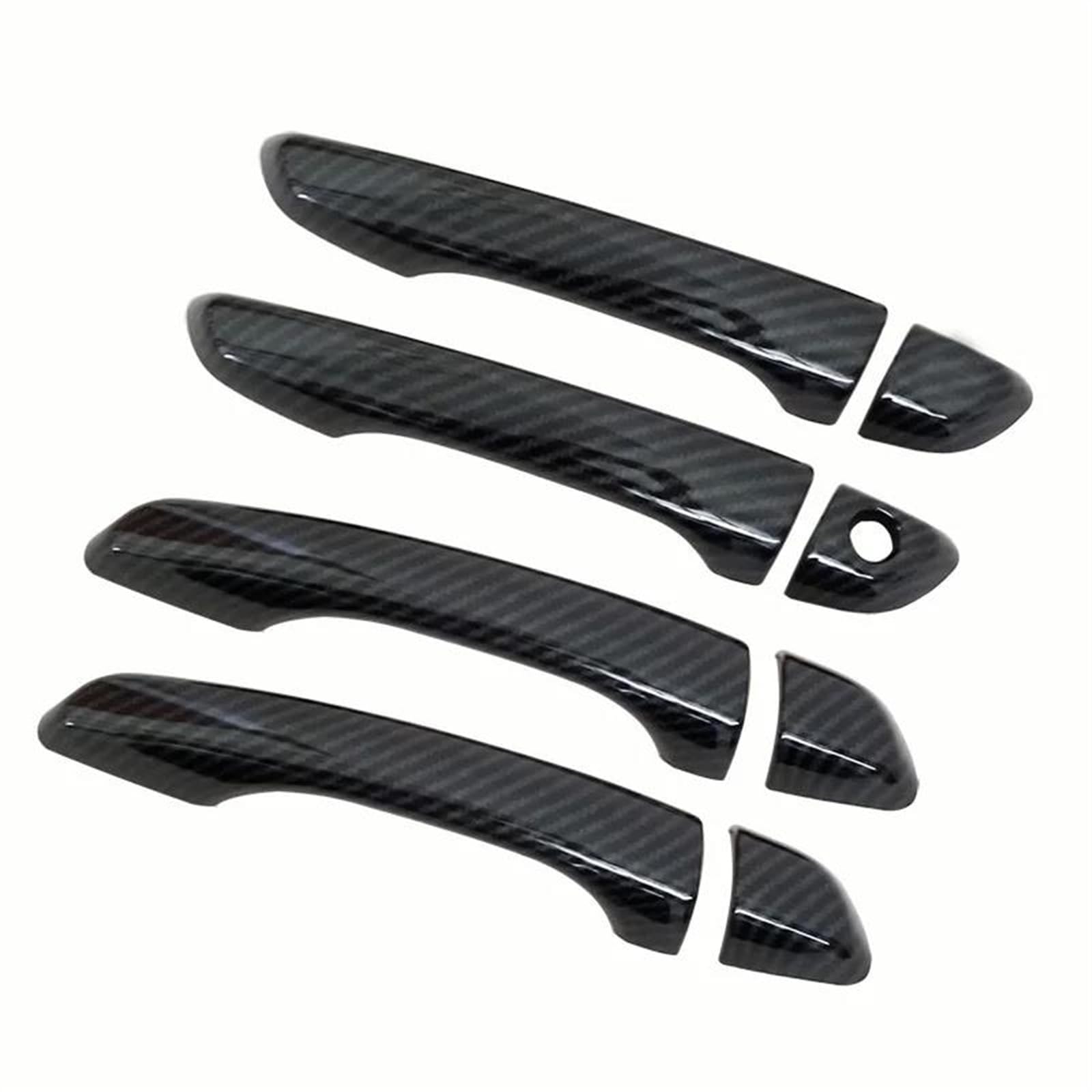 Slimes B Door Handle Cover 4 Pieces Car Electroplating Exterior Strip W/Smart Keyhole For Hyundai For Elantra 2017-2020 Protection(B)