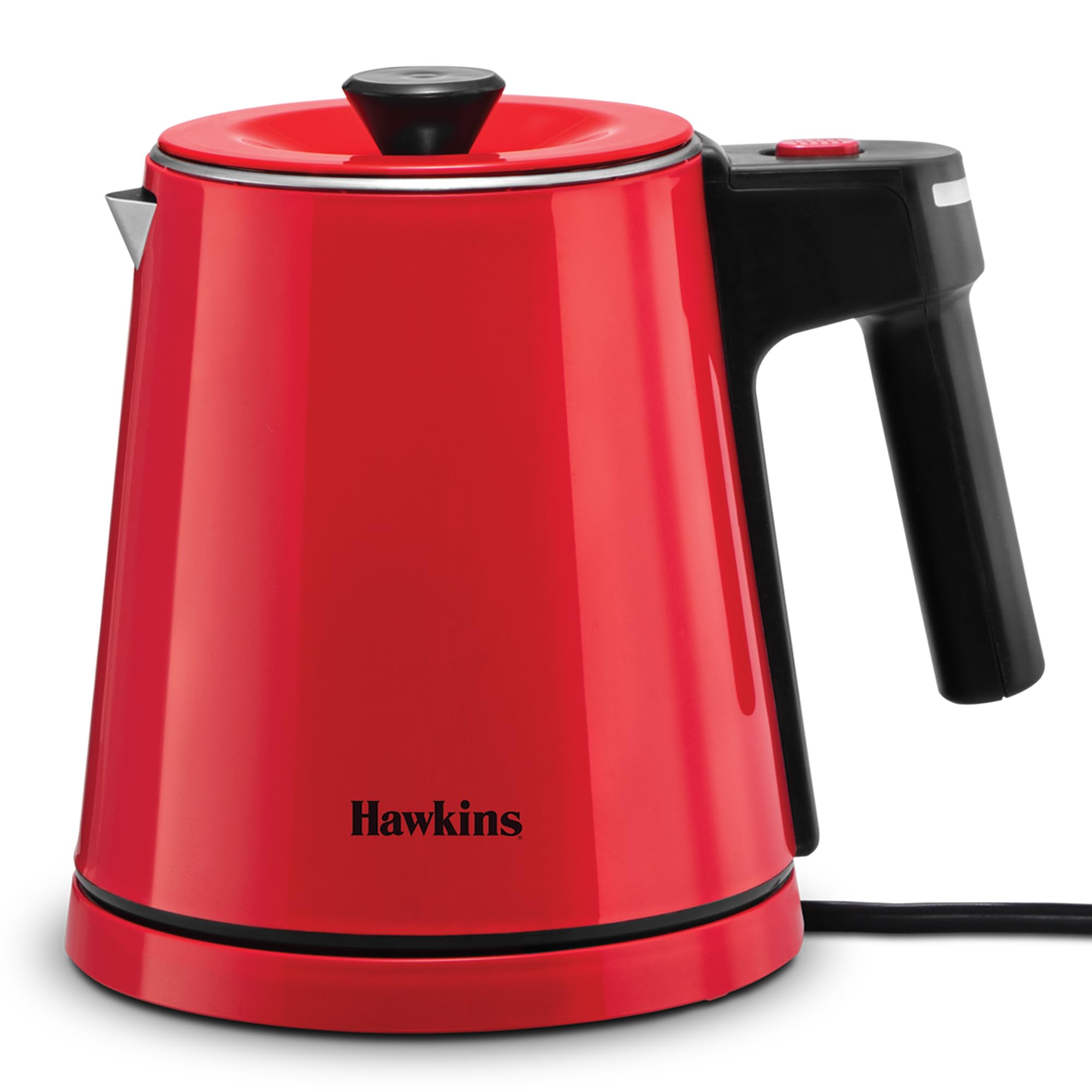 Hawkins Electric Red Kettle 1.2 Litre | 1200W | Cool Touch Body | Auto Cut-Off & Dry-Boil Protection | LED Indicator | Cord Storage | Red (HKT1R)-image-28