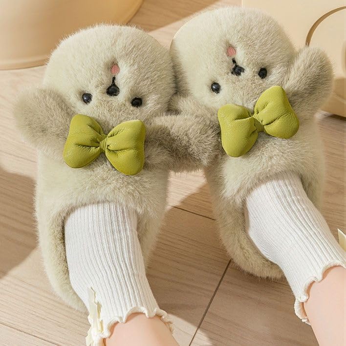 Plush Dog House Slippers Soft and Warm Anti-Slip Unisex3