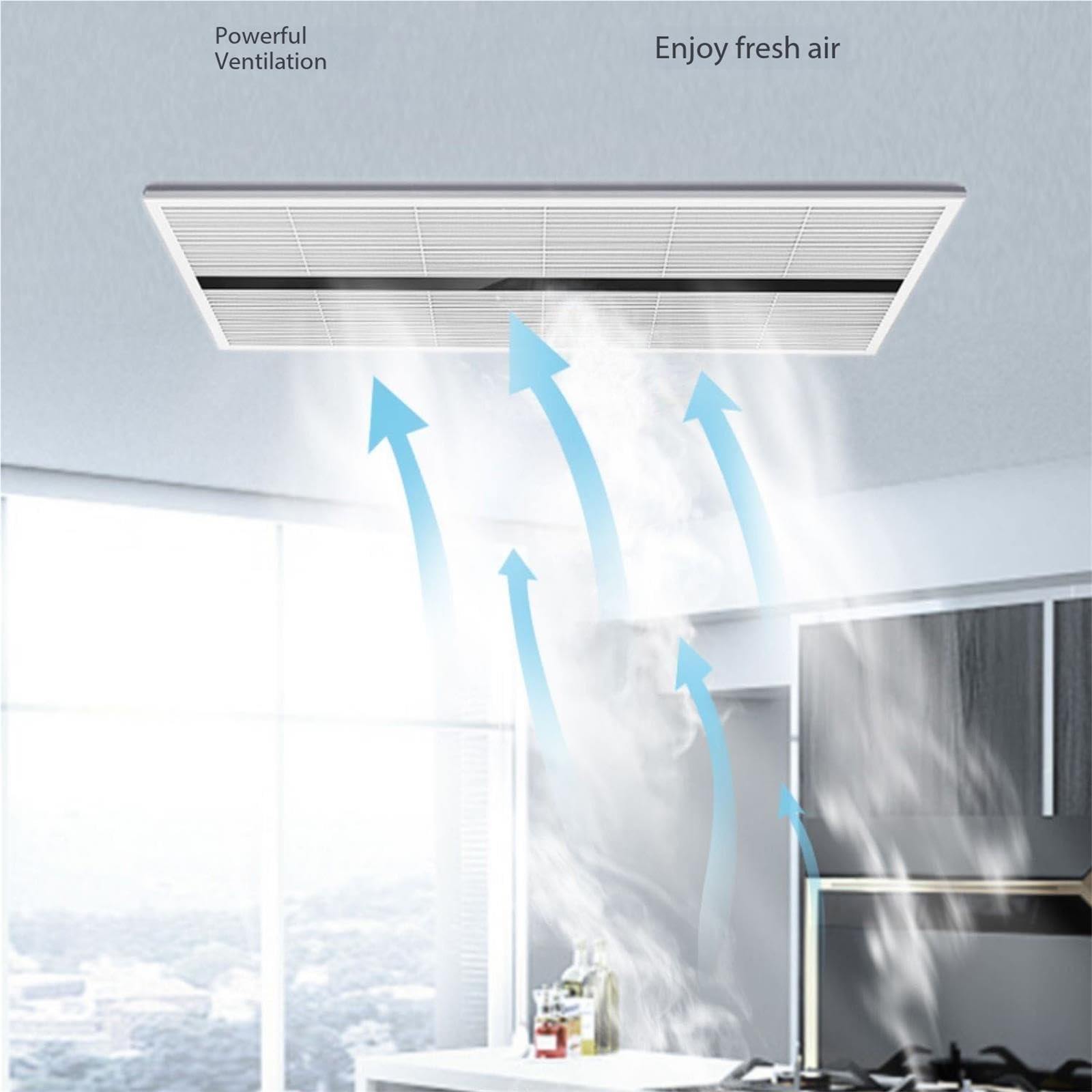 Ventilador de escape Ventilador de ventilación soplador cambio aire tubería