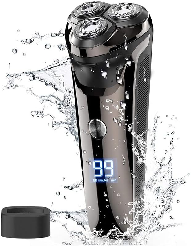 Waterproof face Grooming Electric Shaver Men Powerful Rotary Male