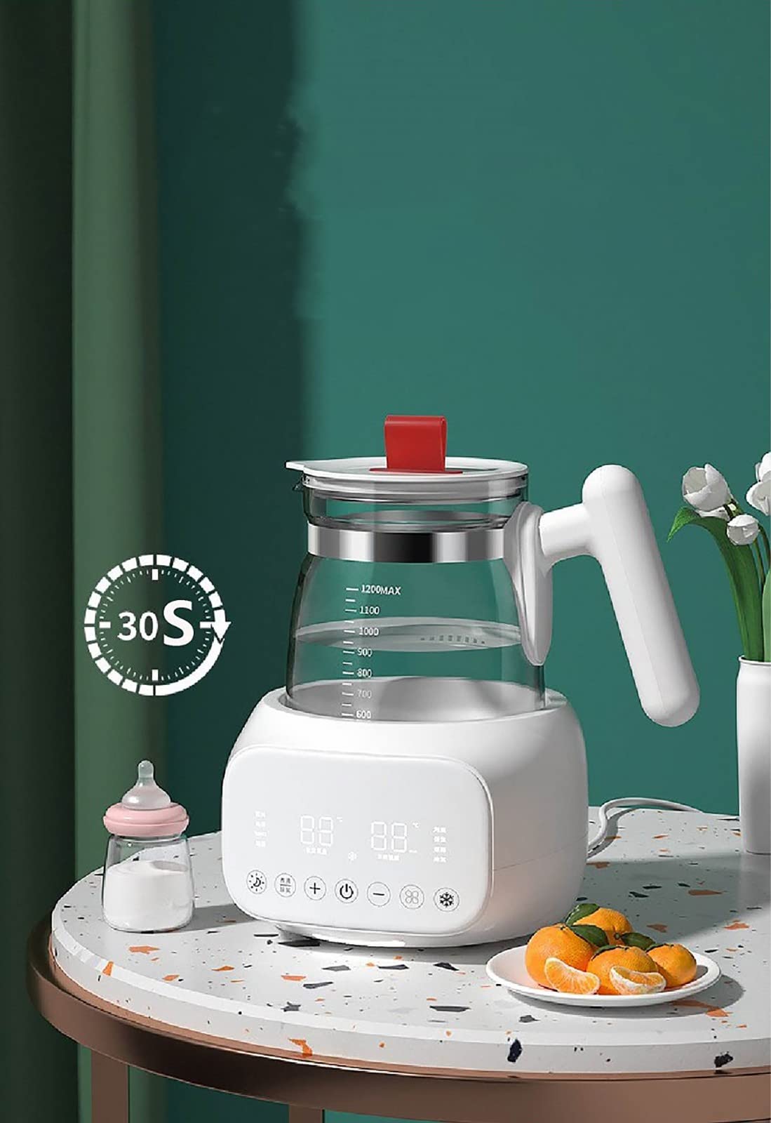 1200ML Automatische Home Thermostat Milch Conditioner Smart Thermos Baby Milchpulver Wärmer 220V A,A