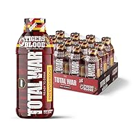 Vista 8 de REDCON1 Total War Ready to Drink - Preentrenamiento - Fórmula RTD apta para dieta cetogénica - Aminoácido + malato de citrulina bebida