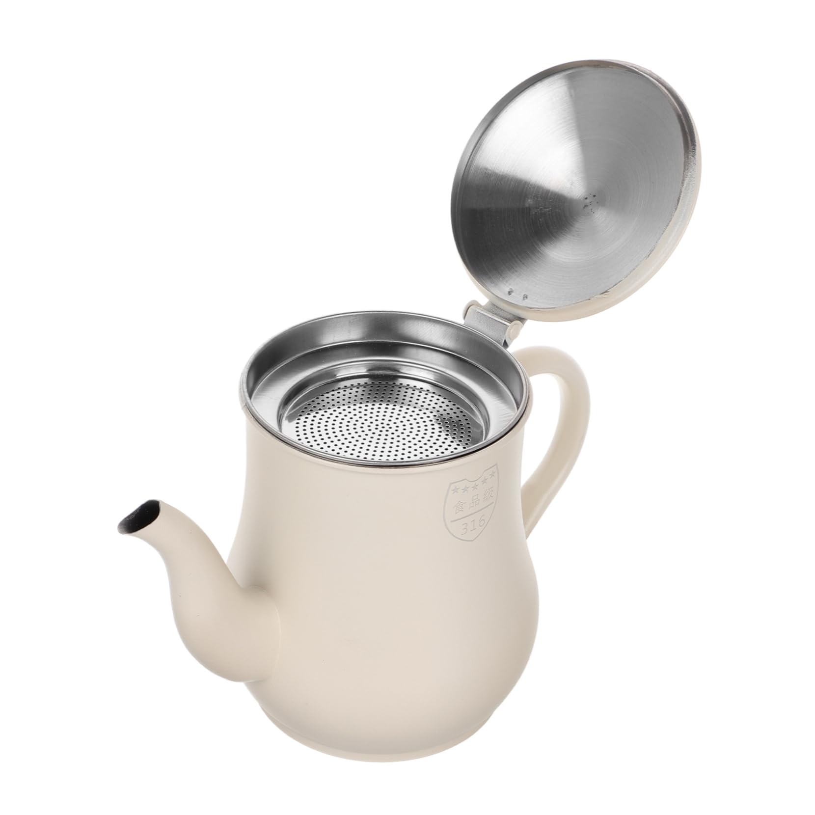 Alipis Filtro de Aceite Usado para Cocina con Recipiente de Acero Inoxidable de 500ml y Diseño Grueso, Colador Incorporado Adecuado Hogar y Cocina Varios estilos