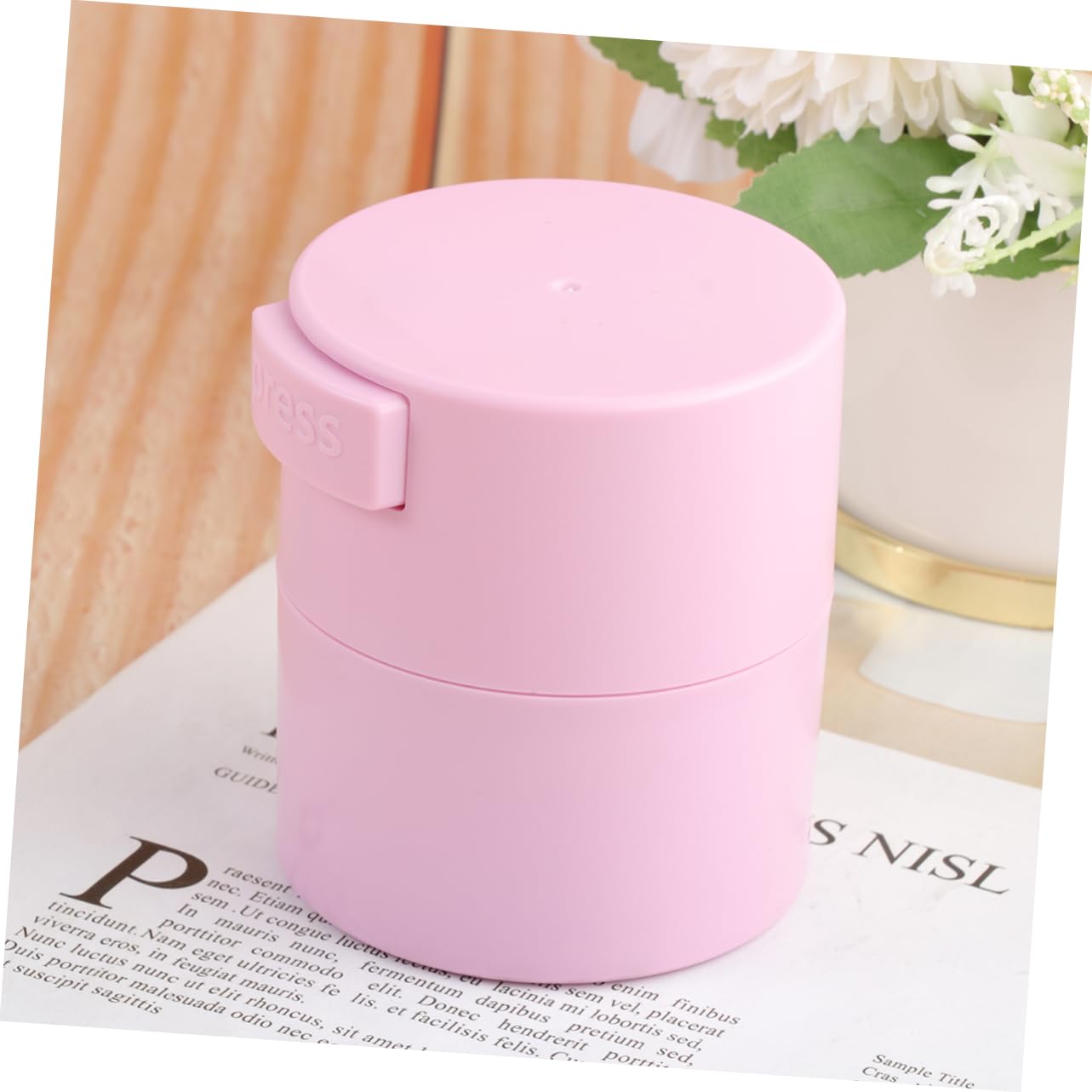 Mikinona 3 Pcs Eyelash Glue Holder Sealed Storage Jar Professional Case Large Capacity Travel Essential