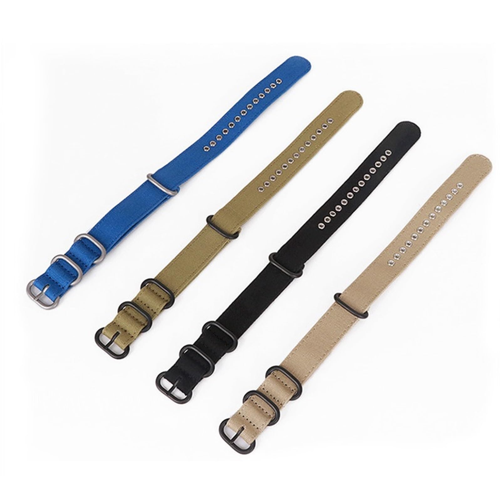 Cinturino classico in nylon 22mm 24mm 26mm Comodo e traspirante cinturino sportivo di ricambio unisex