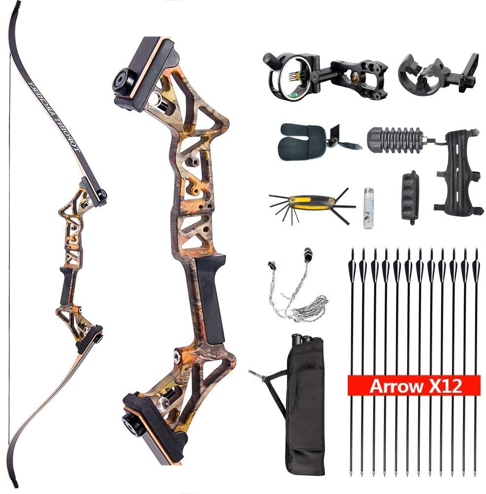 Buy TOPOINT ARCHERY R3 Hunting Recurve Bow and Arrows for Adults
