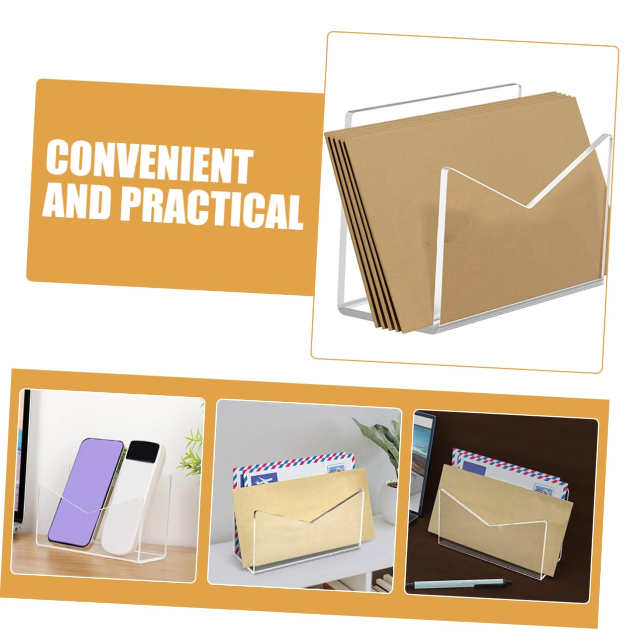 Portadocumenti In Acrilico Colorblock Ban.do – Organizer Da Scrivania Colorato – Per Ufficio E Scuola - 5