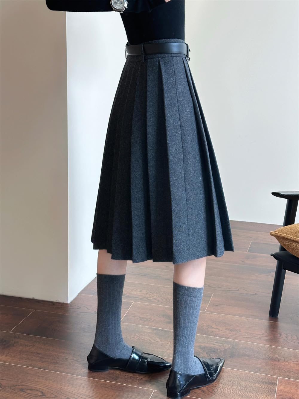 [ＲＩＷＯＩＬＮＤ] ベスト 30%ウール 大人 レディース ノースリーブ スパンコール花柄 隠しファスナー 2点セット 上下 春秋