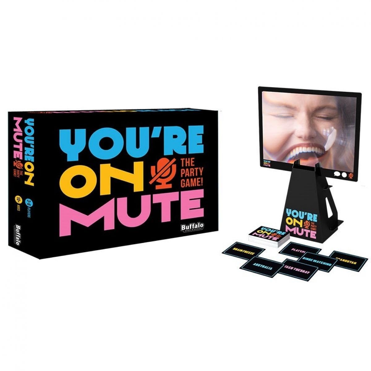 You're On Mute | Goliath Games | Family Party Games | For ages 10+ | For 4+ players, Mixed, 919868.006