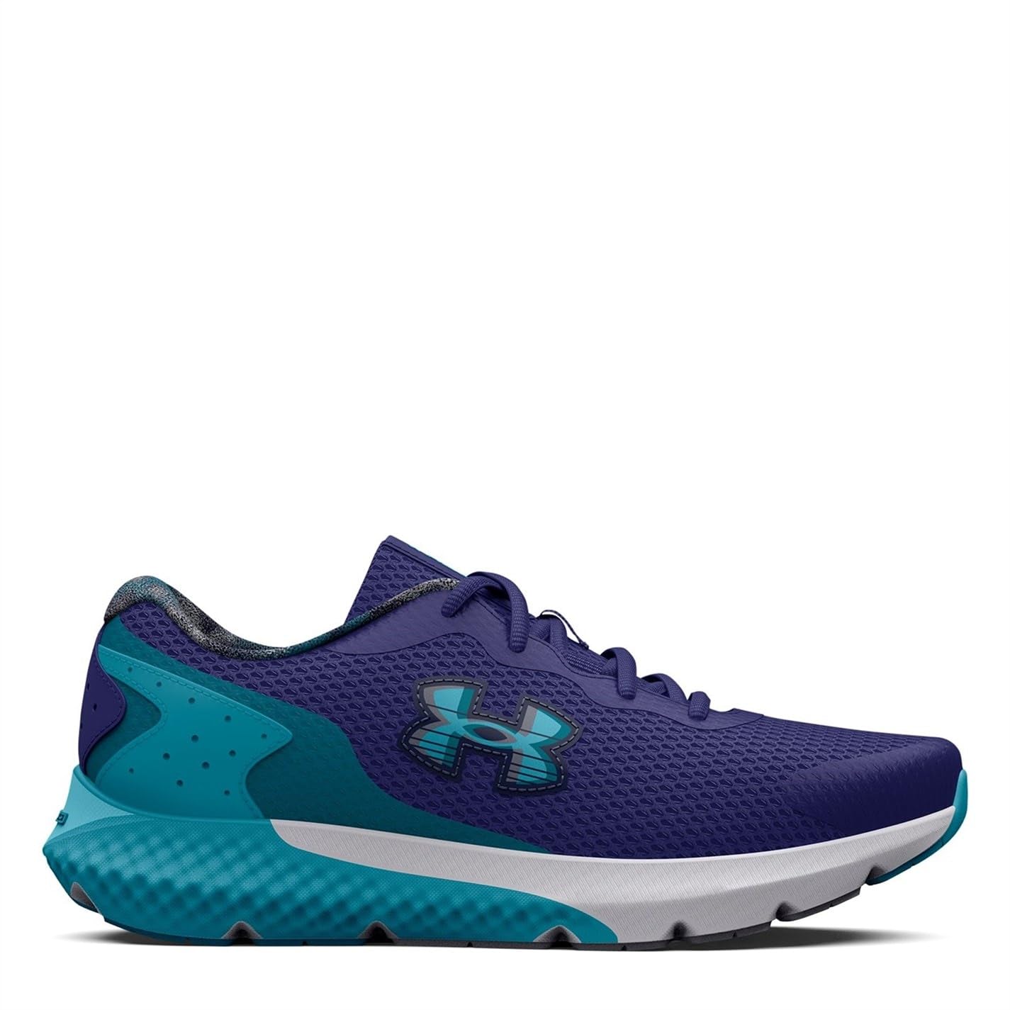 Under Armour Boy's Charged Rogue 3 Novelty (Big Kid) Sonar Blue/Blue Surf/Blue Surf 5 Big Kid M