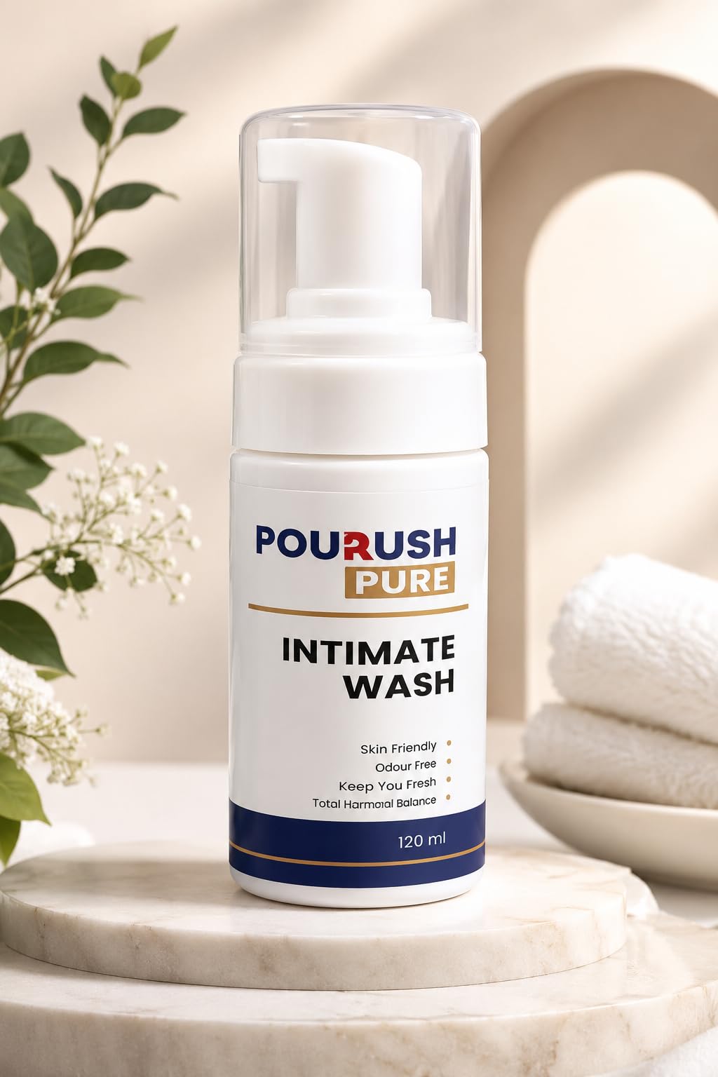 PURE Intimate Wash for Men & Women | Skin Friendly Daily Hygiene Wash with Aloe Vera, Tea Tree & Olive Oil | Odor Control & Freshness | 120 ml-image-17