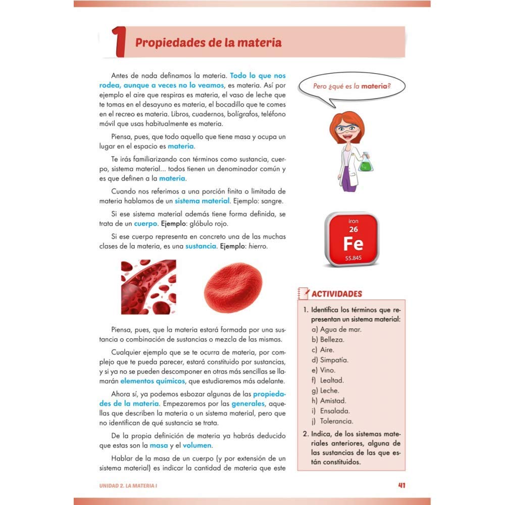 Física y Química 2 Educación Secundaria - Libro de Aula | Física y Química 2º ESO - Editorial GEU